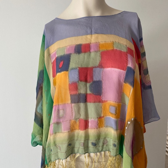 Chico Silk Pancho - Picture 1 of 5